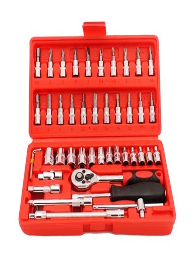 Uten Torx Socket Sets, Drive Male Female Torx Bit Socket Set, Star Socket Set -46 Pcs - Image 1